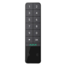 Ajax KeyPad Outdoor Jeweller Bezprzewodowa klawiatura grafitowa zewnętrzna/wewnętrzna, pass tag, kod