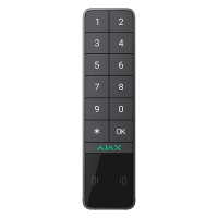 Ajax KeyPad Outdoor Jeweller Bezprzewodowa klawiatura grafitowa zewnętrzna/wewnętrzna, pass tag, kod