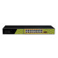 Switch ViDi-G1622GB 16x PoE 1000Mb/s 2x PoE 802.3.bt 60W 2x Up-Link 1000Mb/s 2x SFP 1000Mb/s 240W - 2