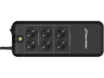 UPS POWERWALKER OFFLINE 600VA 4X SCHUKO + 2X SCHUKO OUT