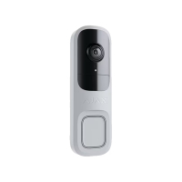 Ajax DoorBell Grey – Szary Wideodomofon Wi-Fi 4 MP 2K z AI, PIR, HDR, IR 6 m, Dwukierunkowe Audio, Jeweller/Wings, IP54 – 66393.125.GR1