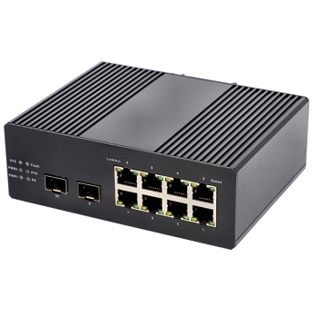 Switch zarządzalny Desktop VIDI-MG0802GE-D 8x PoE 1000Mb/s 2x SFP 1000Mb/s 120W