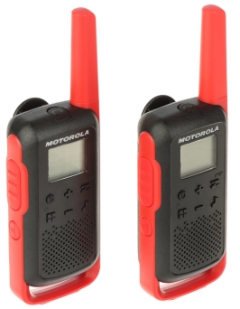 Zestaw 2 radiotelefonów PMR MOTOROLA T62 RED 446.1   MHz ... 446.2   MHz