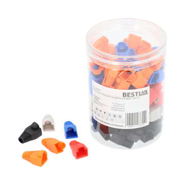 BestLan BL-KAB-P Kolorowe Znaczniki na Patchcord RJ45 100 szt.