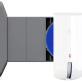 SATEL BE WAVE Wkładka do mocowania czujek Outdoor Curtain Detector - szary BRACKET E-2A GY ABAX2 - 2