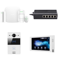 Zestaw Akuvox R20A S562 + AJAX StarterKit Integracja Podstawowy Biały