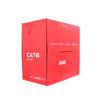 Vidiline VIDI-KAB-UTP-6-ECA Kabel Skrętka Utp Cat 6 Drut Cu Premium Cpr Eca Fluke Test 305m