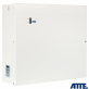 Zestaw buforowy ATTE  do 17 kamer IP, w obudowie wewnętrznej ABOX-H (2x AKU 18Ah + NVR), zasilacz 144W (2x 72W), switch PoE 18 portowy 10/100Mbps (17xPoE + 1xUplink), bezpieczniki elektroniczne, tryb Long Range, typu IPUPS-17-11-H - 2