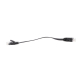 BESTLAN KAB-P6-UTP-0,2-FL-V2 – patchcord płaski UTP kat. 6 RJ45, 0,2 m, czarny, miedziany - 2
