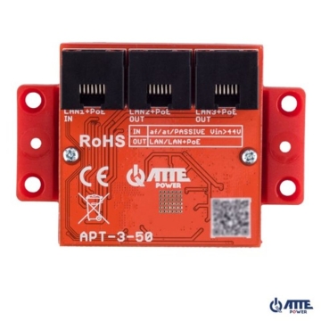 APT-3-50 Switch PoE 3 portowy 10/100/1000Mbps, extender