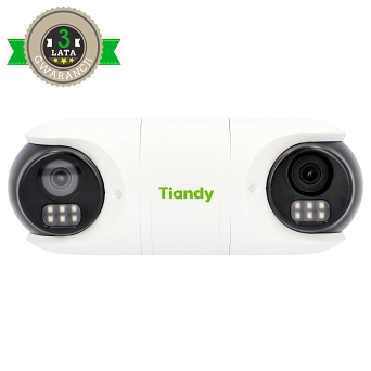 Kamera kopułowa Tiandy podwójna DualView 2x 2 Mpix podczerwień IR TC-C32RN Spec: I5/E/Y/QX/2,8mm/V4.2