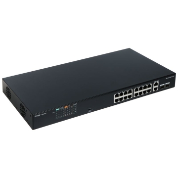 SWITCH POE RG-ES118FGS-LP 16-PORTOWY + 2X UPLINK + 2X SFP REYEE