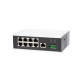 ViDi-DF0801FE Switch 8PoE 1Gb/s DIN 12V->PoE48V - 2