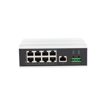 ViDi-DF0801FE Switch 8PoE 1Gb/s DIN 12V->PoE48V