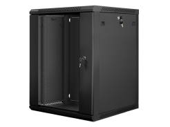 SZAFA INSTALACYJNA WISZĄCA 19" 15U 600X600 CZARNA LANBERG (FLAT PACK)