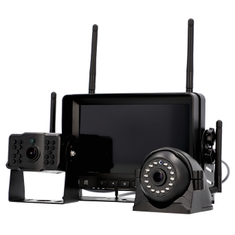 Zestaw monitoringu mobilnego bezprzewodowego z 2 kamerami i funkcją nagrywania VIDI-MM-4CH-WIFI