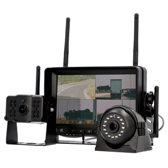 Zestaw monitoringu mobilnego FullHD bezprzewodowego z 2 kamerami i funkcją nagrywania VIDI-MM-4CH-WIFI