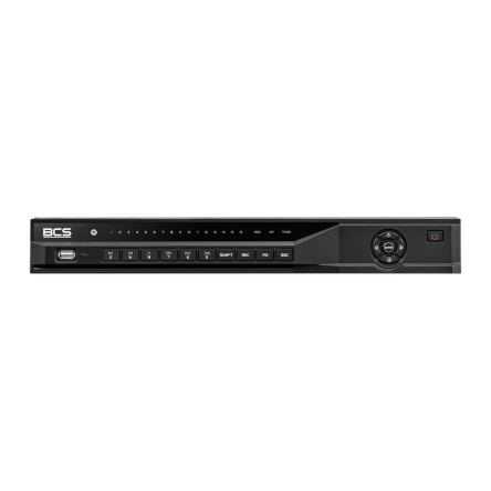 BCS-L-NVR1602-A-4K-16P-Ai - Rejestrator IP, 16 kanałowy, 2 dyskowy marki BCS Line.