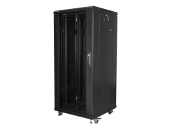 SZAFA INSTALACYJNA STOJĄCA 19" 27U 600X600 CZARNA LANBERG (FLAT PACK)