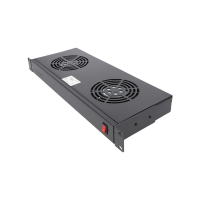 Moduł wentylatorów RACK 19" 1U ViDiLine VIDI-R19-W2-1U 2 wentylatory 230V