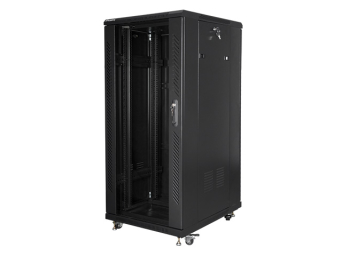 SZAFA INSTALACYJNA STOJĄCA 19" 27U 600X800 CZARNA LANBERG (FLAT PACK)