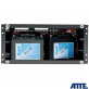 Zestaw buforowy do 16 kamer IP, w obudowie RACK ABOX-R5U0 (2x AKU 18Ah), zasilacz 144W (2x 72W), switch PoE 18 portowy (16xPoE 10/100Mbps + 2xGigabit Uplink), bezpieczniki elektroniczne, typu IPUPS-16-20-R5U0 - 4