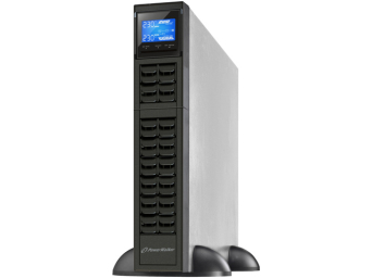UPS RACK 19" POWERWALKER ON-LINE 1000VA CRS, 3X IEC OUT, USB/RS-232, LCD, TOWER, 6A CHARGER