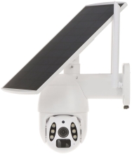 KAMERA SOLARNA IP, OBROTOWA ZEWNĘTRZNA APTI-W21S4-TUYA-S2 Wi-Fi, Tuya Smart - 3   Mpx 3.6   mm