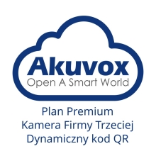 AKUVOX Premium: Kamera Firmy Trzeciej w Aplikacji SmartPlus / Dynamiczny kod QR
