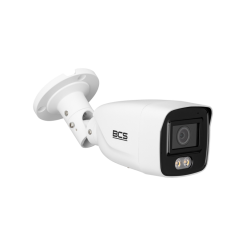 BCS-V-TIP28FCL4-Ai2 - Kamera IP tubowa 8MPx przetwornik 1/1.2" CMOS, NightColor z obiektywem 2.8 mm z serii BCS VIEW.