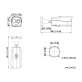 HYBRYDOWA KAMERA TERMOWIZYJNA IP TPC-BF2241-B7F8-DW-S2 7.0   mm - 960p, - 4   Mpx 8.0   mm DAHUA - 2