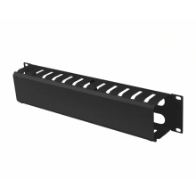 Organizer kabli RACK 19" 2U z zaślepką ViDiLine VIDI-R19-G2-2U czarny