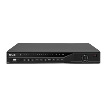 BCS-L-NVR0802-A-4KE-8P(2) - Rejestrator IP 8 kanałowy 2 dyskowy serii BCS LINE, rejestrator przystosowany do współpracy z kamerami o rozdzielczości maksymalnej 16Mpx. Wyjście wideo HDMI o rozdzielczości 4K, wbudowany 8 portowy switch PoE 802.3 af/at o moc
