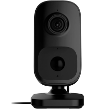 Ajax IndoorCam Black – Kamera Wewnętrzna Wi-Fi 4 MP 2K, AI, Czujnik PIR, HDR, IR 8 m, Dwukierunkowe Audio, Jeweller/Wings – 111567.303.BL1