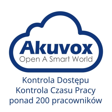 AKUVOX Kontrola Dostępu Kontrola Czasu Pracy ponad 200 pracowników