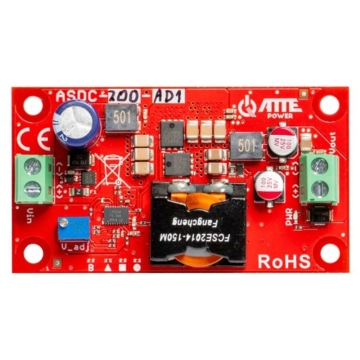 ASDC-200-AD1-OF Przetwornica obniżająca napięcie z regulacją 5...24V 200W