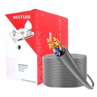 BestLan Kabel Skrętka UTP Kategoria 6 Czysta Miedź CU PVC Wewnętrzny 305m