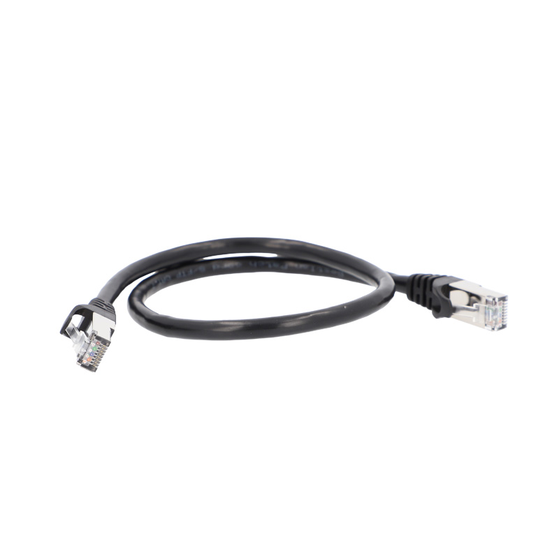 BESTLAN BL-KAB-P7-S/FTP-0,5 – czarny ekranowany patchcord Cat. 7 RJ45 50 cm