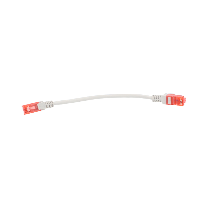 BESTLAN KAB-P5-UTP-0,2-GY-V2 szary patchcord UTP kategorii 5e RJ45 20 cm