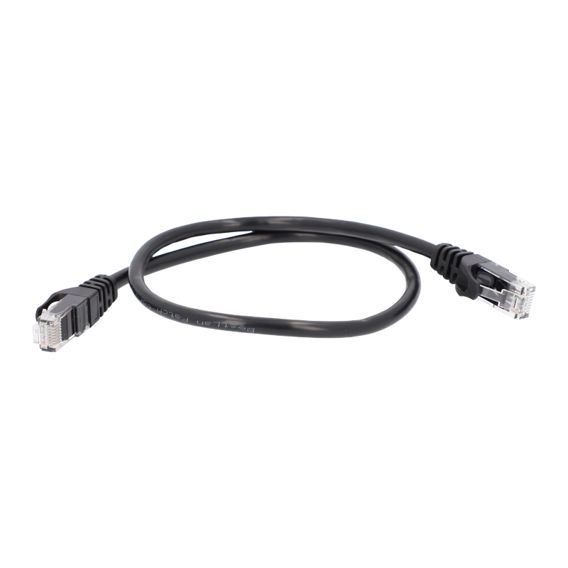 BESTLAN KAB-P6A-UTP-0,5-B-V2 czarny patchcord UTP kategorii 6A RJ45 0,5 m