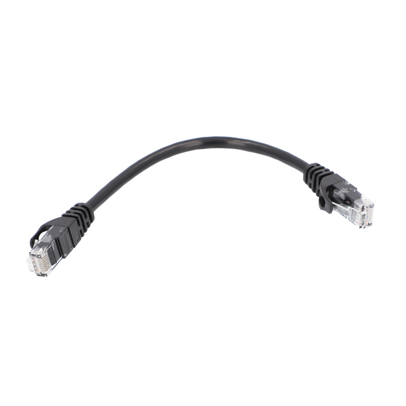 BESTLAN KAB-P6A-UTP-0,2-B-V2 czarny patchcord UTP kategorii 6A RJ45 20 cm