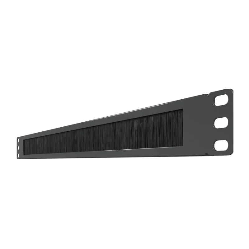Panel szczotkowy RACK 19 cali 1U ViDiLine VIDI-R19-G3-1U czarny