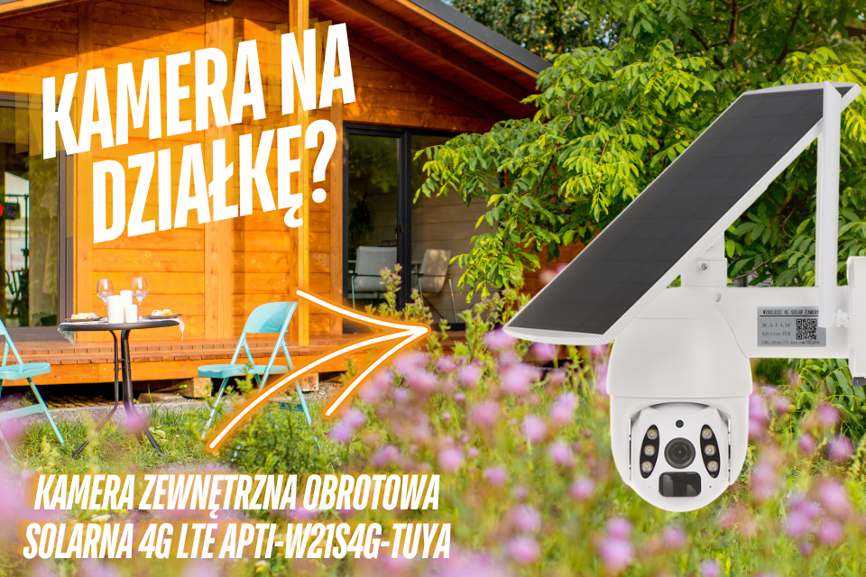 Caméra Solaire IP PTZ SIKURIT – APTI-W21S4G-TUYA – 4G/LTE, Tuya Smart – Usage Extérieur