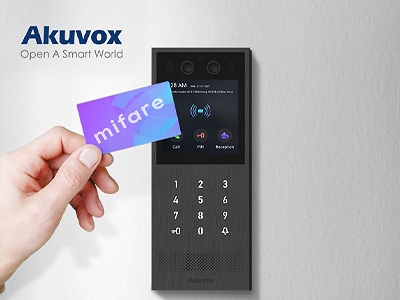 Używaj kart MIFARE PIus SL1/SL3 w domofonach Akuvox, aby zapewnić sobie większe bezpieczeństwo!