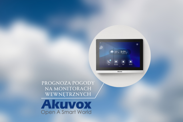 Prognoza Pogody na Wyciągnięcie Ręki: Rewolucja w Monitorach Wewnętrznych Akuvox