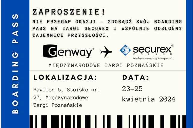 Zaproszenie: Twój boarding pass na targi SECUREX 2024!