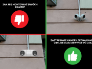 Jak nie montować dwóch kamer?