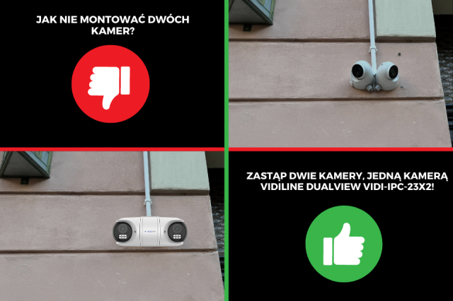 Jak nie montować dwóch kamer?