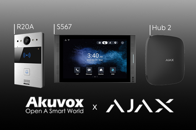 Akuvox integruje się z systemem alarmowym Ajax!