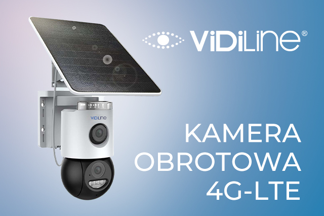Nowość! Kamera 4G ViDiLine – pełna ochrona tam, gdzie inni nie sięgają!